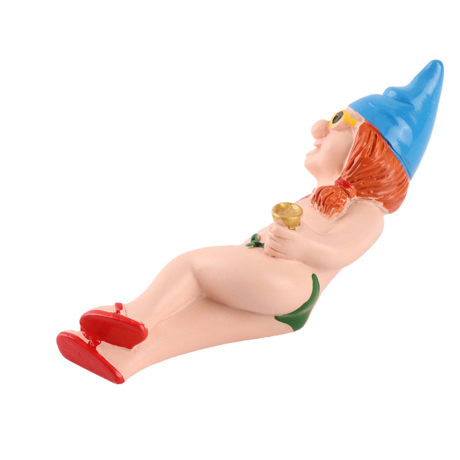 Garden Goblin Art Decoration Funny Elf Statue Resin Dwarf Naughty Garden view 4