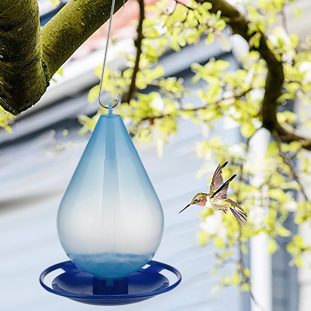 Bird Feeder Hanging Hummingbird Water Feeding Device Garden Wild Bird Drinking view 4