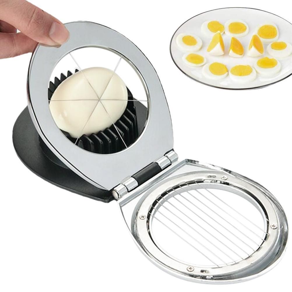 2 in 1 Zinc Alloy Boiled Egg Cutter Grater Household Egg Cutting Tool Cooking view 2