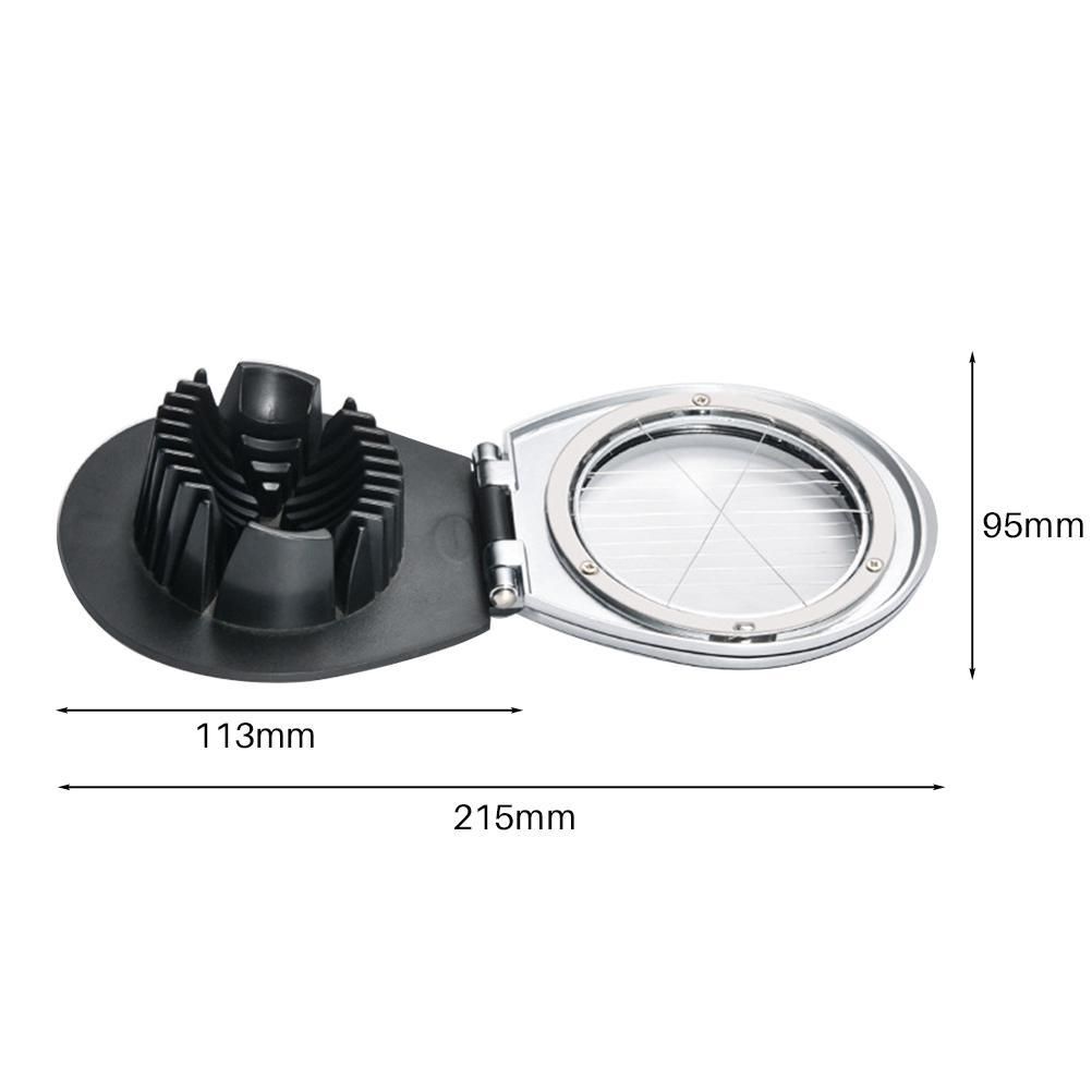2 in 1 Zinc Alloy Boiled Egg Cutter Grater Household Egg Cutting Tool Cooking view 4