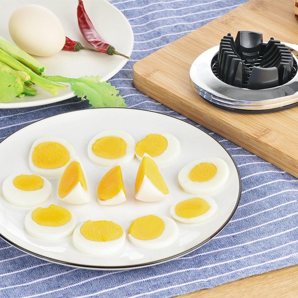 2 in 1 Zinc Alloy Boiled Egg Cutter Grater Household Egg Cutting Tool Cooking view 7
