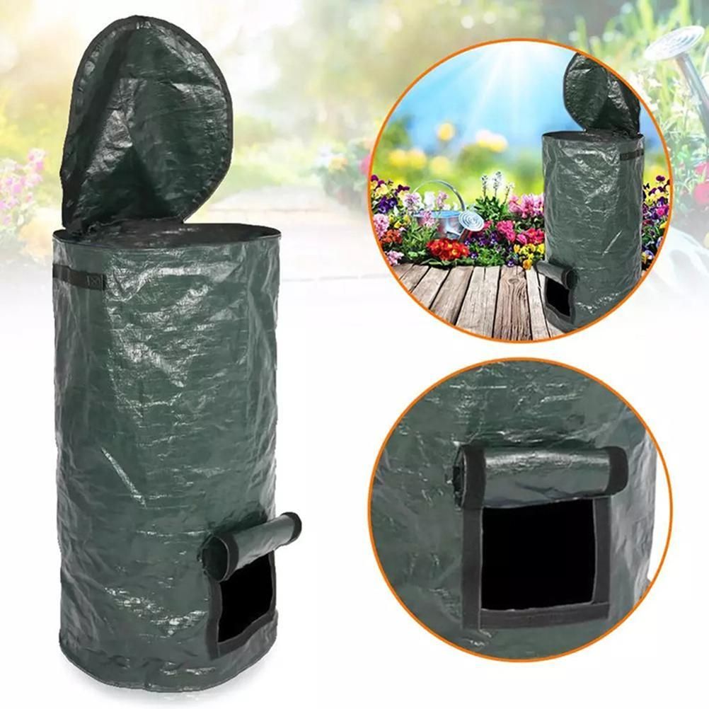 2 Pack Organic Compost Bags 15 Gallon 34 Gallon Garden Compost Bins Reusable view 5