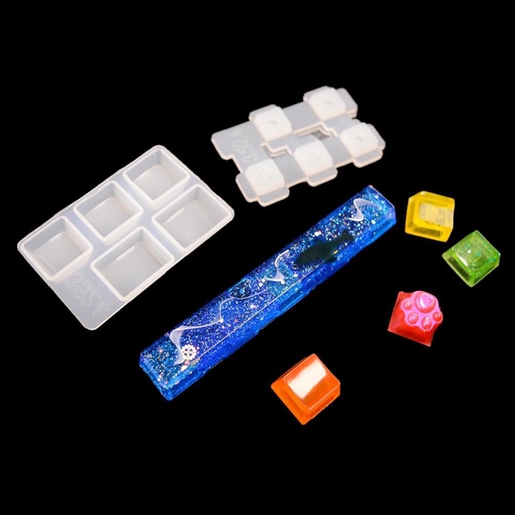 DIY Mechanical Keyboard Keycap Silicone Mold Soft Durable Keys Mold view 3