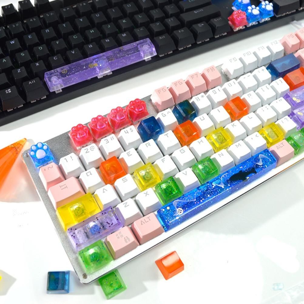DIY Mechanical Keyboard Keycap Silicone Mold Soft Durable Keys Mold view 4