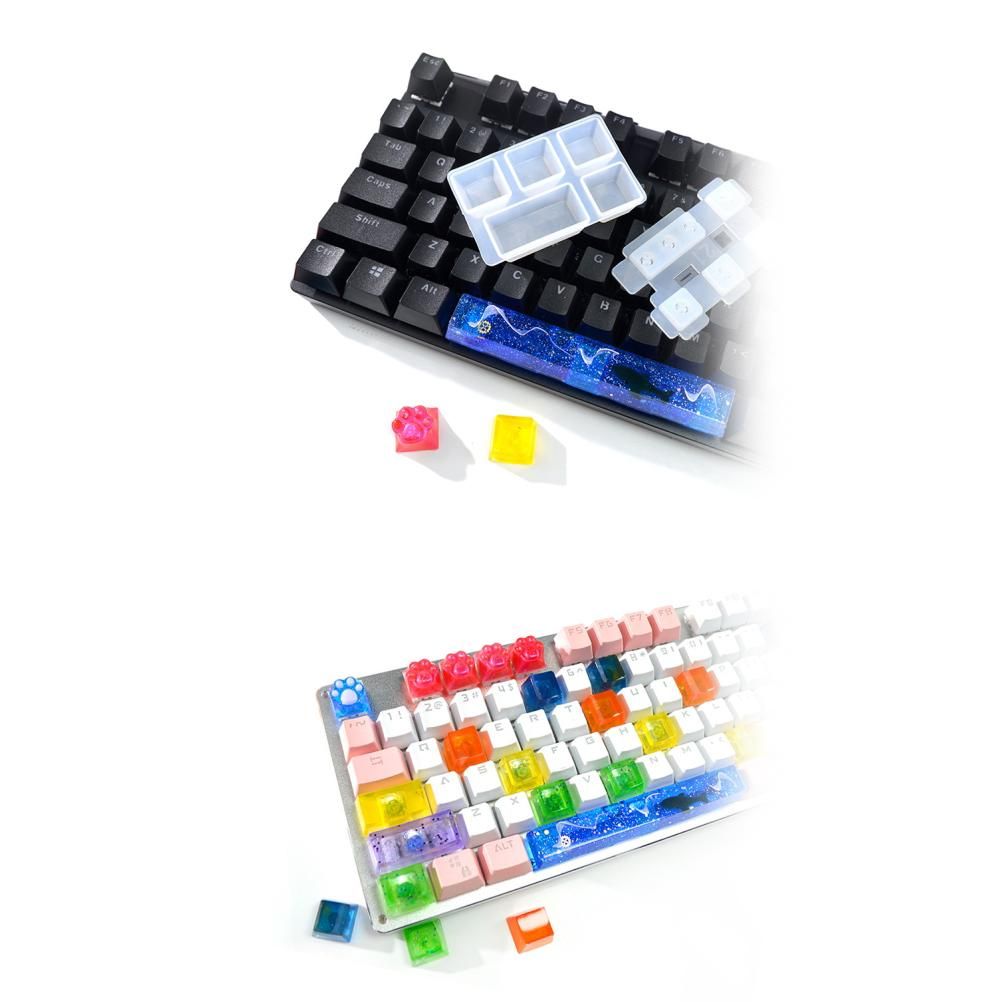 DIY Mechanical Keyboard Keycap Silicone Mold Soft Durable Keys Mold view 12