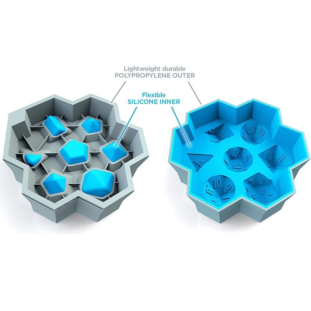 Ice Dice Sieve Ice Mold Ice Bucket Game Tray Soft Frozen Silicone Trays view 4