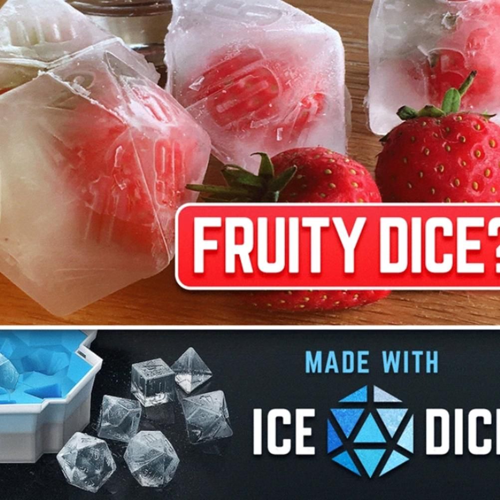Ice Dice Sieve Ice Mold Ice Bucket Game Tray Soft Frozen Silicone Trays view 7
