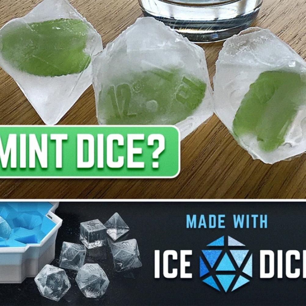 Ice Dice Sieve Ice Mold Ice Bucket Game Tray Soft Frozen Silicone Trays view 8