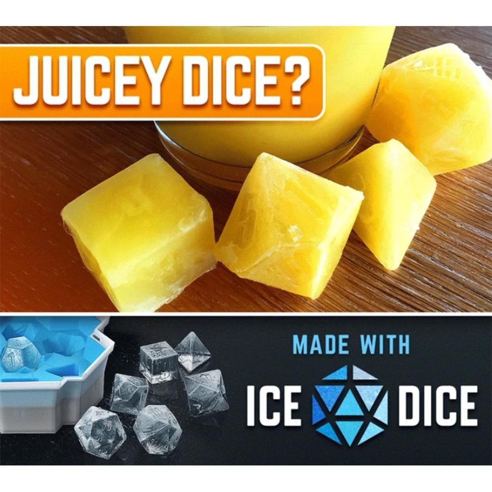 Ice Dice Sieve Ice Mold Ice Bucket Game Tray Soft Frozen Silicone Trays view 10