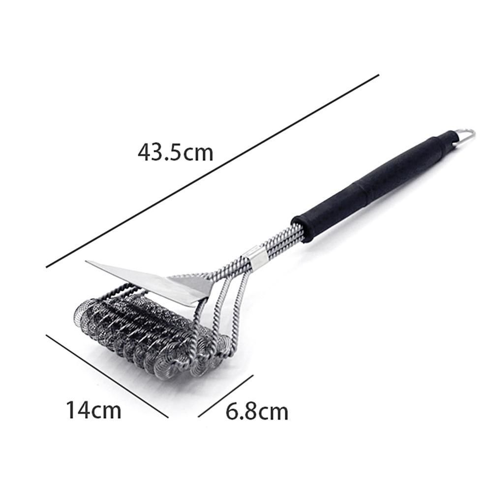 Stainless Steel Grill Brush and Scraper Bristle Free Barbecue Brush for Gas