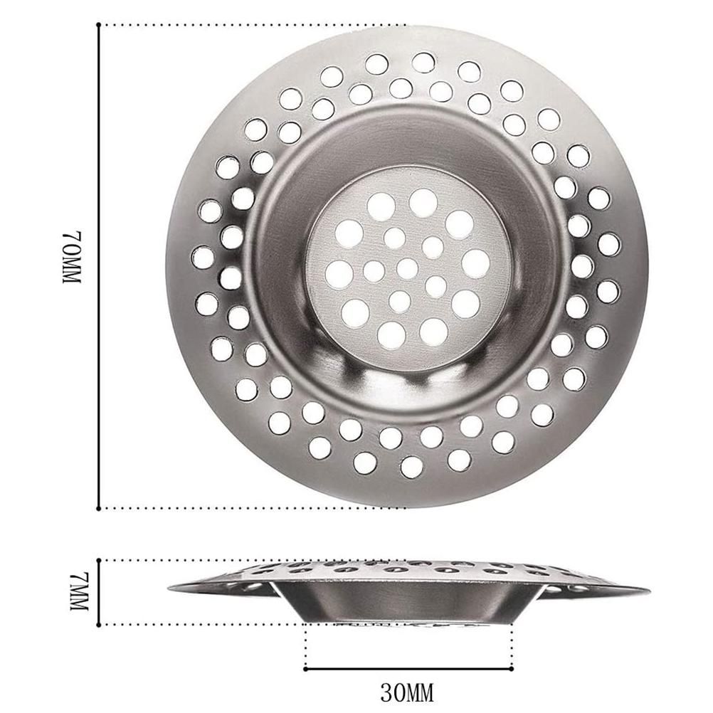 4PCS Stainless Steel Sink Drain Plug Sink Filter Kitchen Sink Strainer for view 4