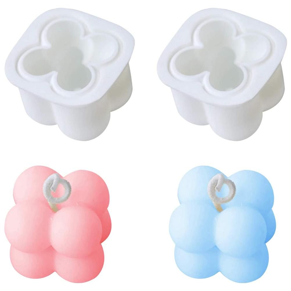2 Pcs Silicone Candles Molds 3D Handmade Candles Molds for Candle Making view 2