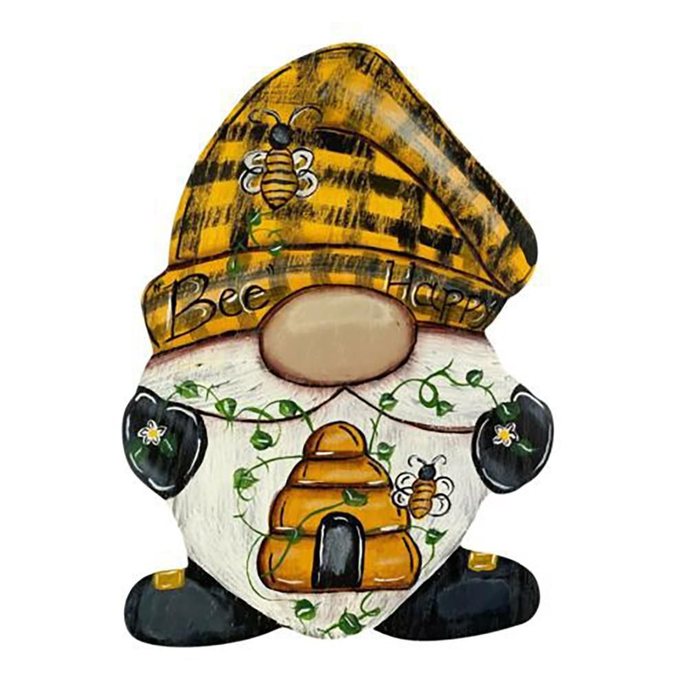 Door Sign Scandinavian Tomte Door Hanger Home Wreath for Front Door Porch Decor view 2