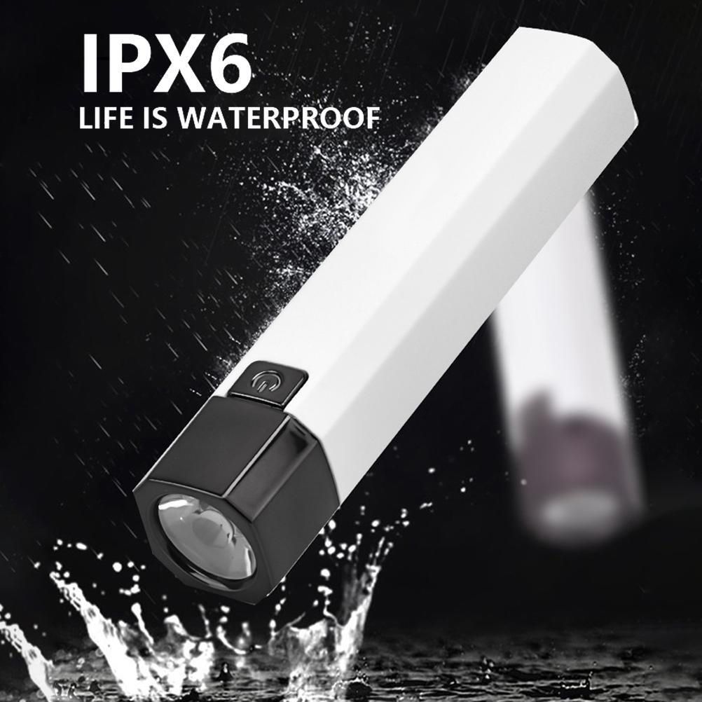 USB Rechargeable LED Flashlights Emergency Flashlight 3 Lighting Modes view 5