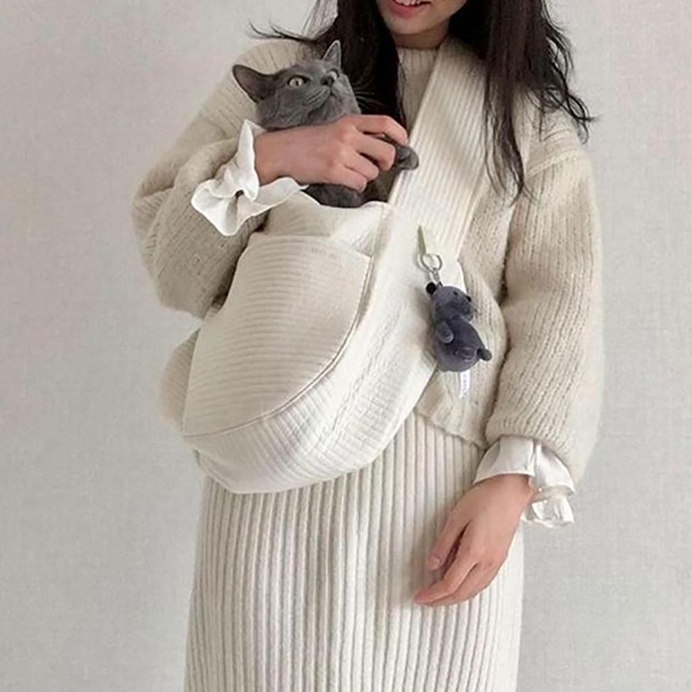 Pet Supplies Dog Cat Carry Bag Diagonal Shoulder Bag Pet Sling Carrier for view 5