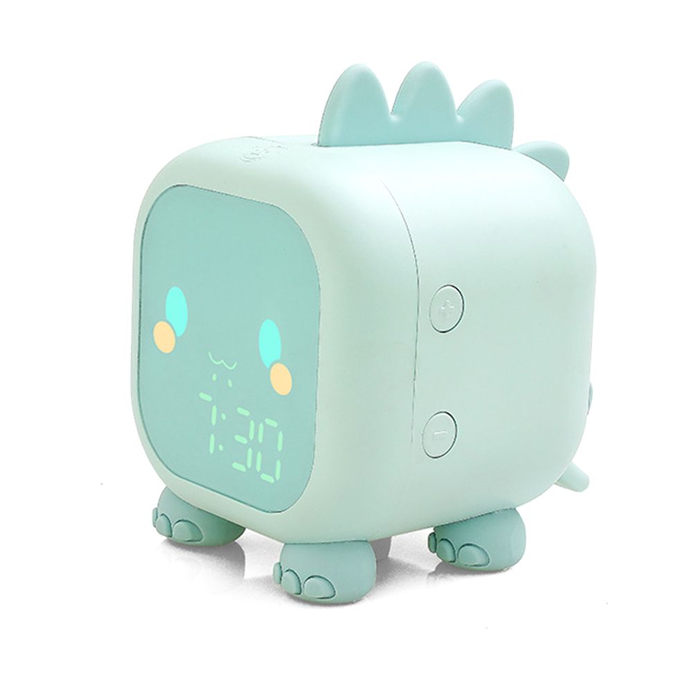 Kids Alarm Clock Cute Dinosaur Digital Alarm Clock for Kids Bedside Clock view 2
