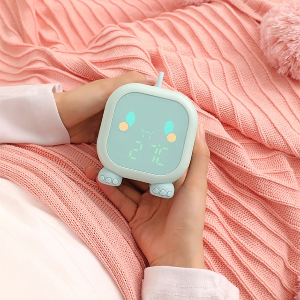 Kids Alarm Clock Cute Dinosaur Digital Alarm Clock for Kids Bedside Clock view 4