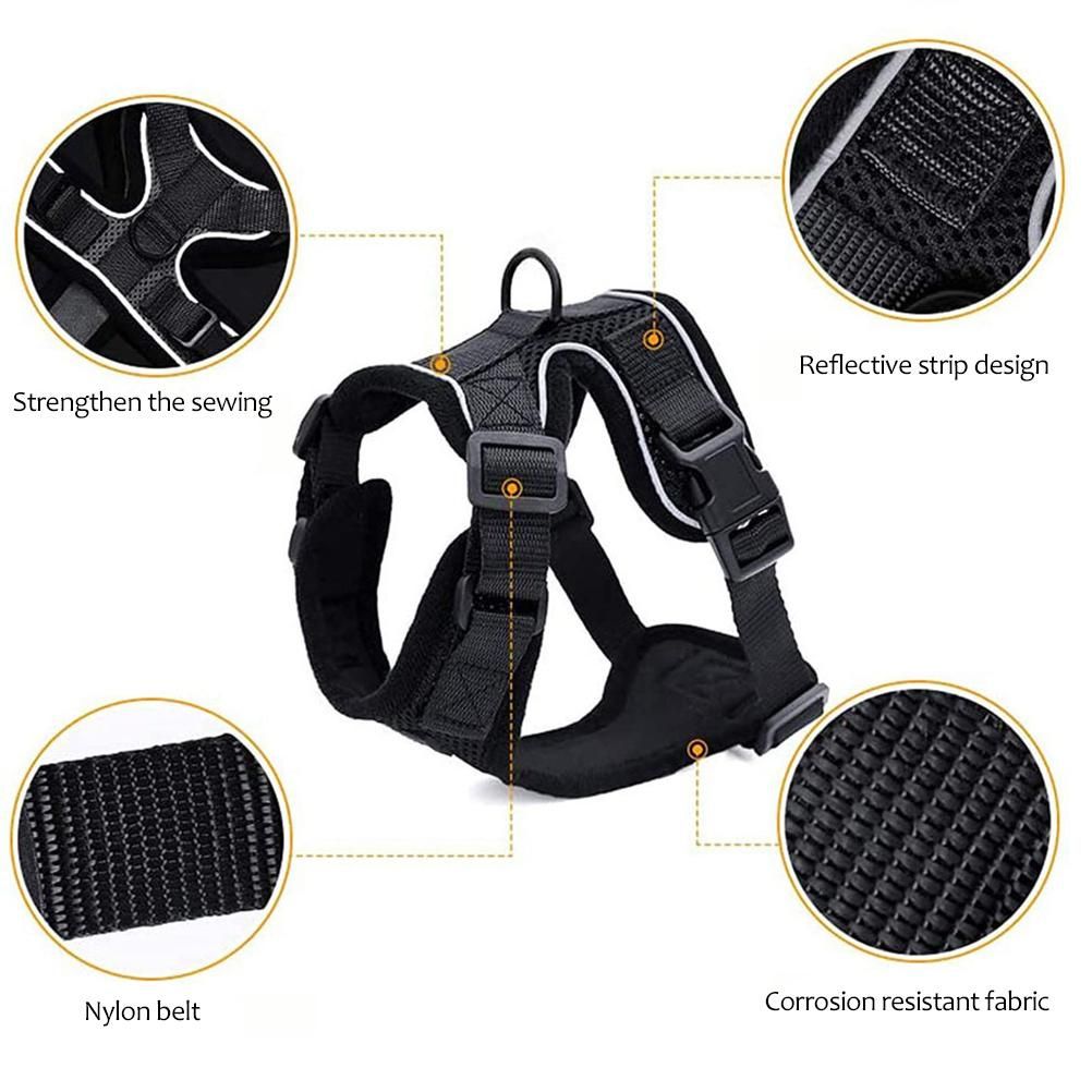 Cat Harness with Leash for Walking Escape Proof Adjustable Vest Harnesses for view 5