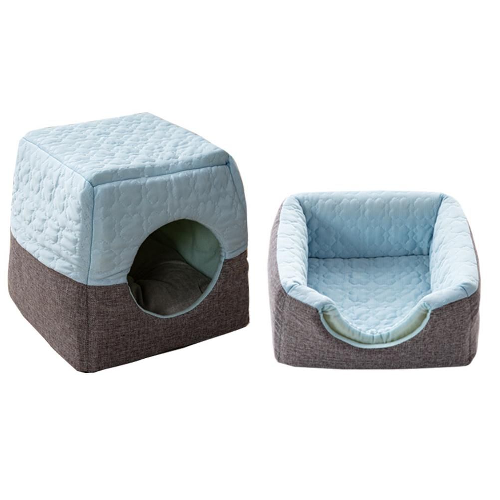 Pet Nest Semi Enclosed Cat House Pet Room Pet Cat Sleeping Nest Four Seasons view 2