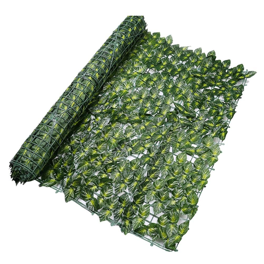 Artificial Ivy Fence Screen Artificial Hedges Fence and Artificial Leaf view 2