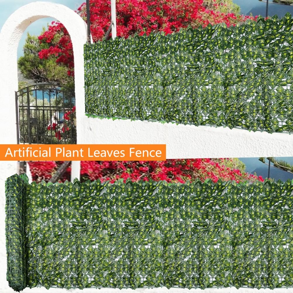 Artificial Ivy Fence Screen Artificial Hedges Fence and Artificial Leaf view 4