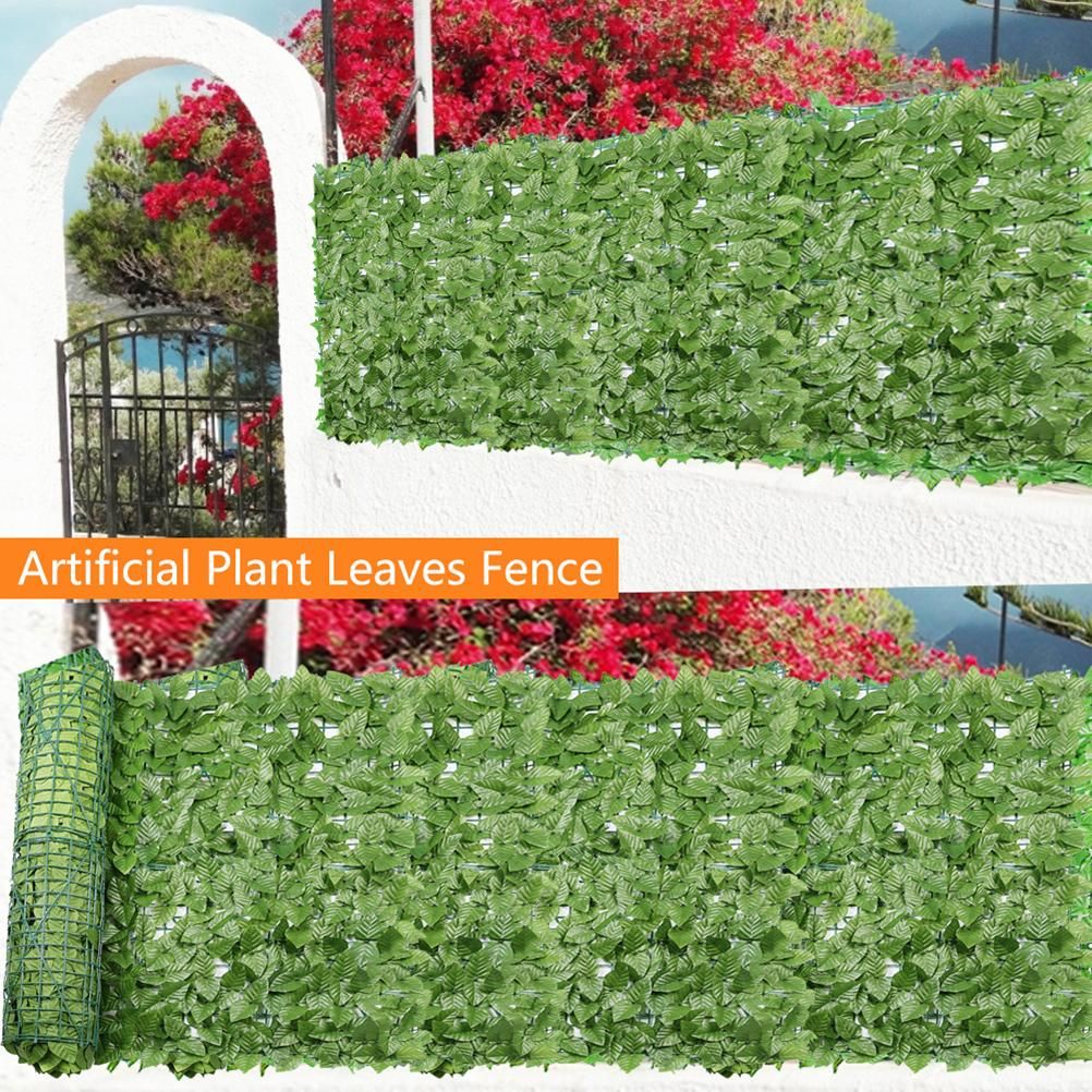 Artificial Ivy Fence Screen Artificial Hedges Fence and Artificial Leaf view 4