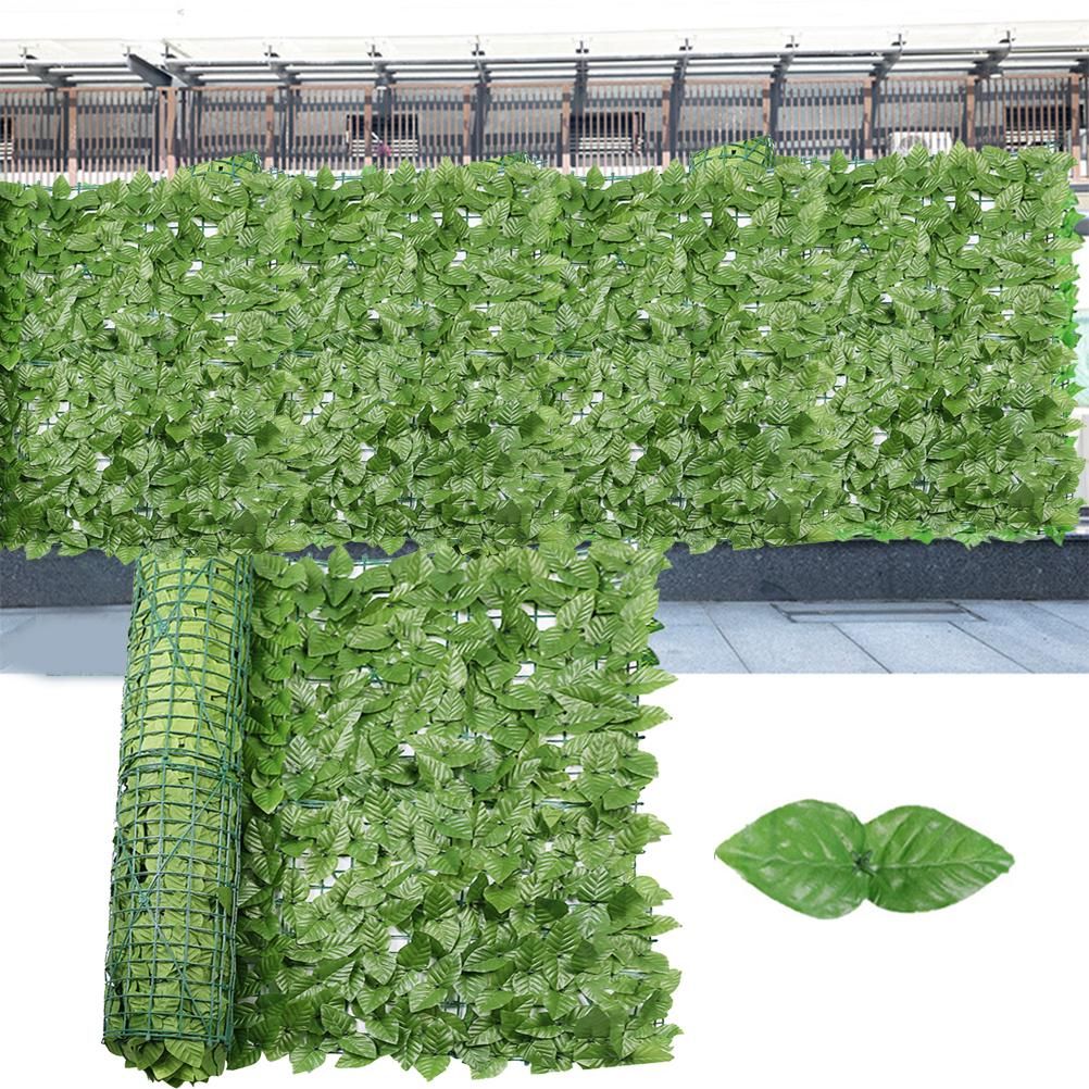 Artificial Ivy Fence Screen Artificial Hedges Fence and Artificial Leaf view 5