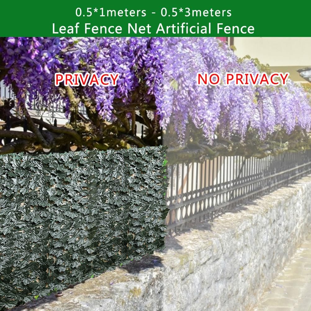 Artificial Ivy Fence Screen Artificial Hedges Fence and Artificial Leaf view 3
