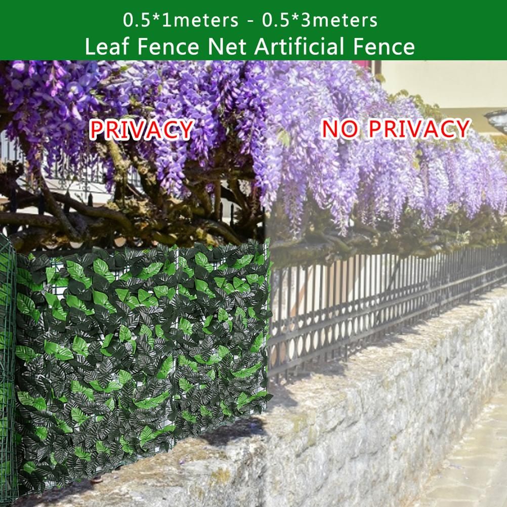 Artificial Ivy Fence Screen Artificial Hedges Fence and Artificial Leaf view 3