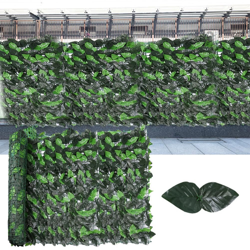 Artificial Ivy Fence Screen Artificial Hedges Fence and Artificial Leaf view 5