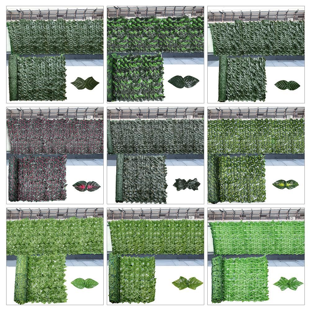 Artificial Ivy Fence Screen Artificial Hedges Fence and Artificial Leaf view 6