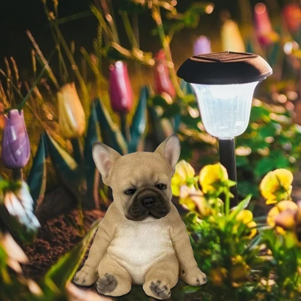French Bulldog Statue Dog Figurine Resin Ornament for Outdoor Or Indoor Decor view 5