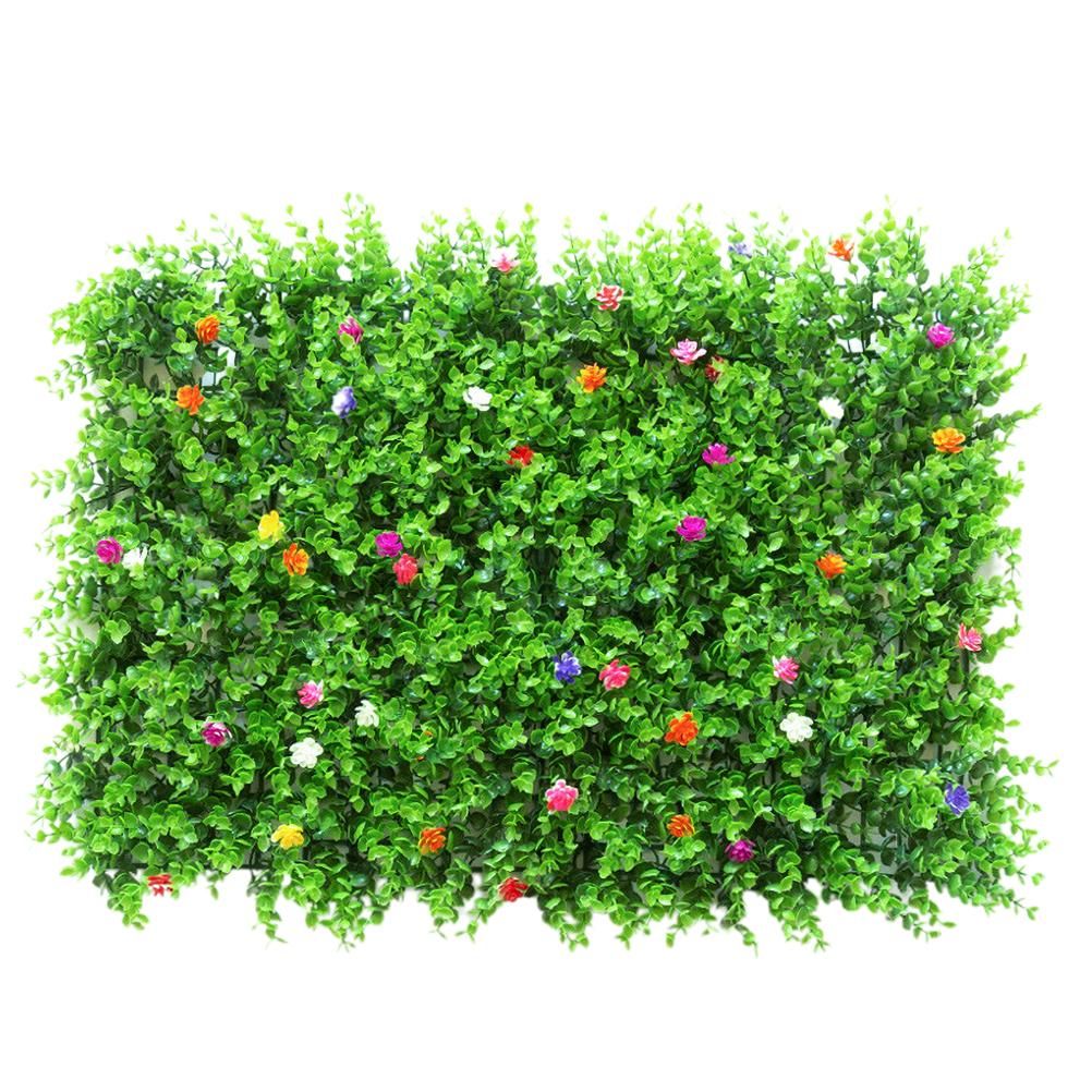 Artificial Grass Mat Grass Fence Artificial Hedges Fence for Garden Yard view 2