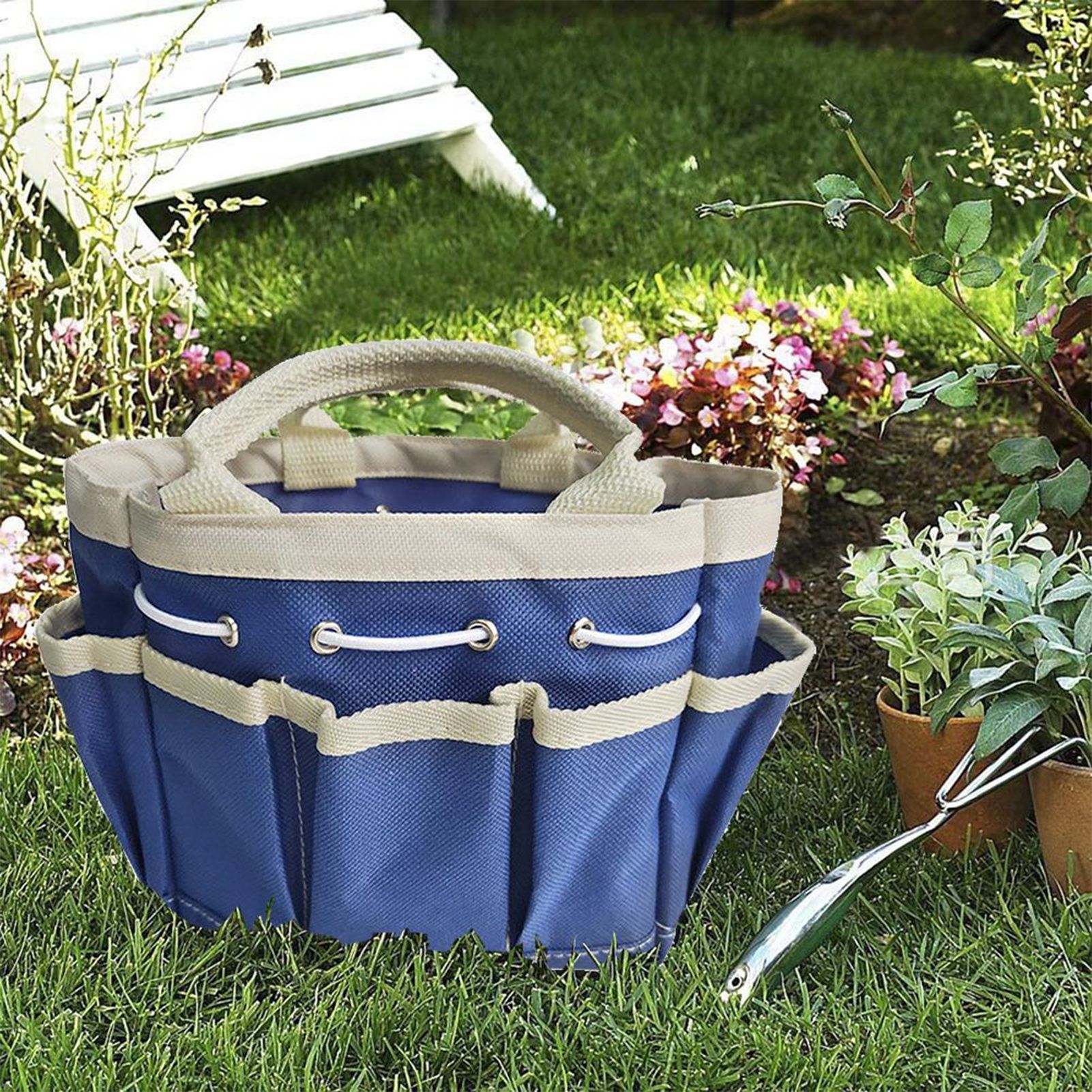 Garden Tote Bag Garden Tools Storage Bag Gardening Gifts for Women Men view 5