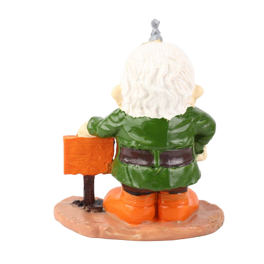 Resin Goblin Statue with 4PCS Replaceable Hats for Xmas Easter Independence view 5