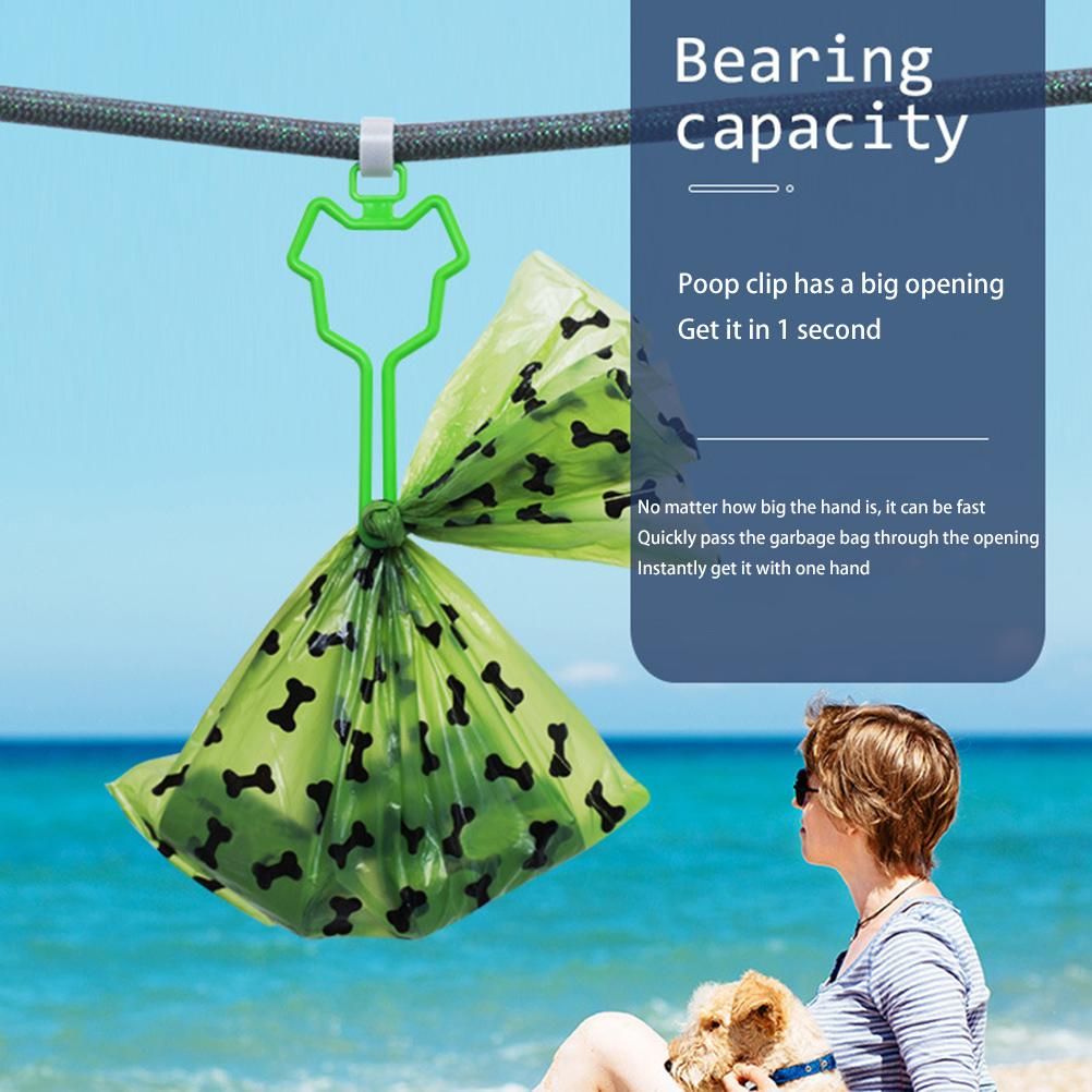 2 PCS Dog Poop Bag Holder for Leash Dog Poop Bag Holder Traction Rope Toilet view 4