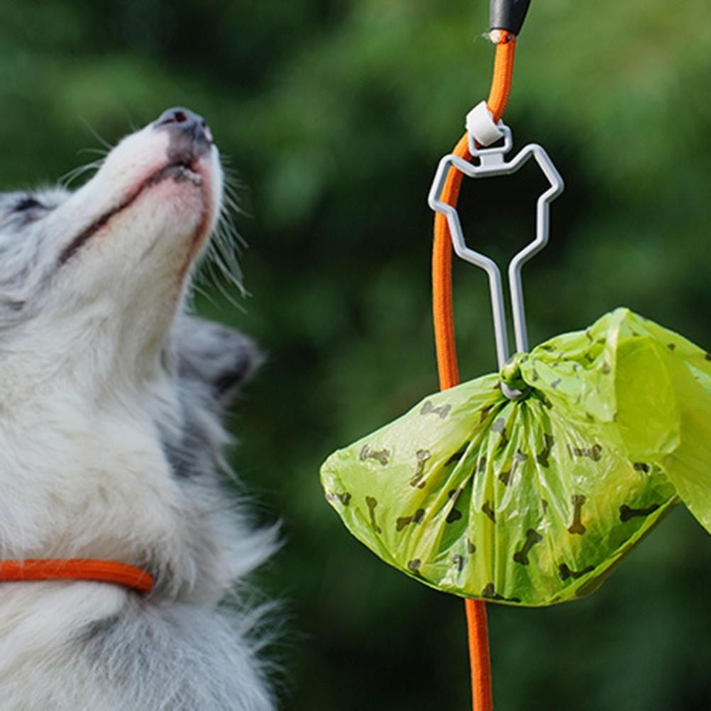 2 PCS Dog Poop Bag Holder for Leash Dog Poop Bag Holder Traction Rope Toilet view 5