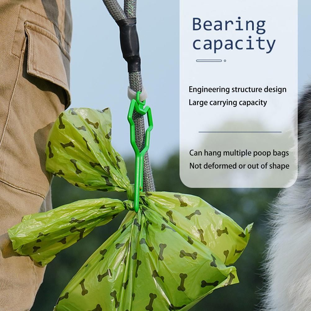 2 PCS Dog Poop Bag Holder for Leash Dog Poop Bag Holder Traction Rope Toilet view 6