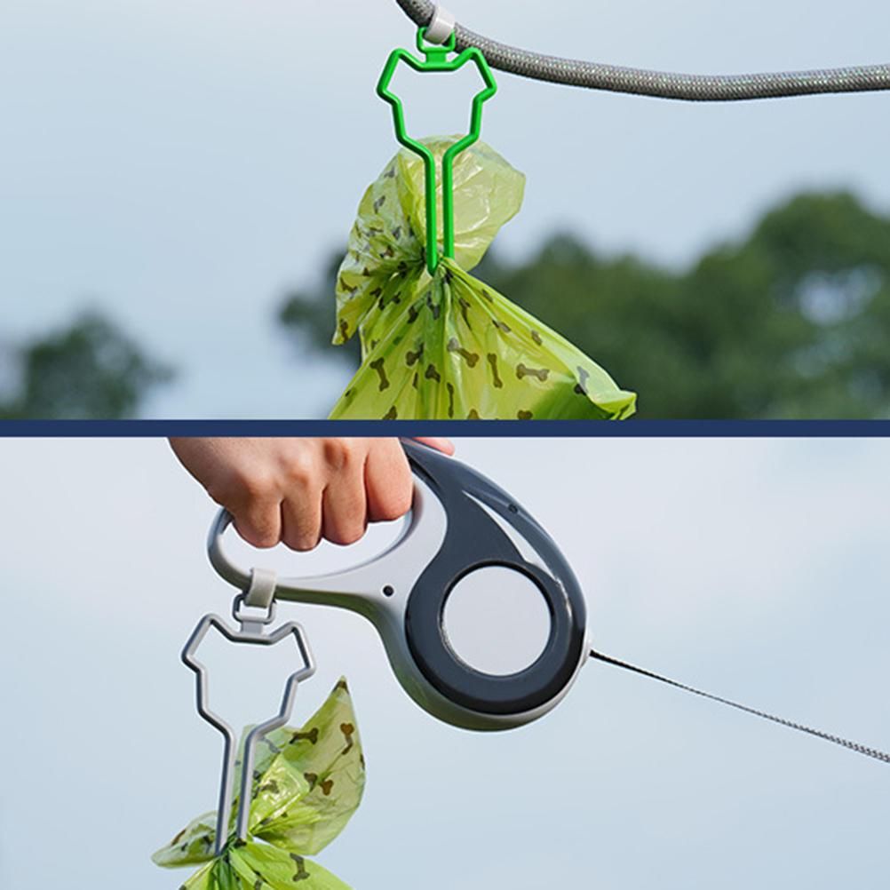 2 PCS Dog Poop Bag Holder for Leash Dog Poop Bag Holder Traction Rope Toilet view 8