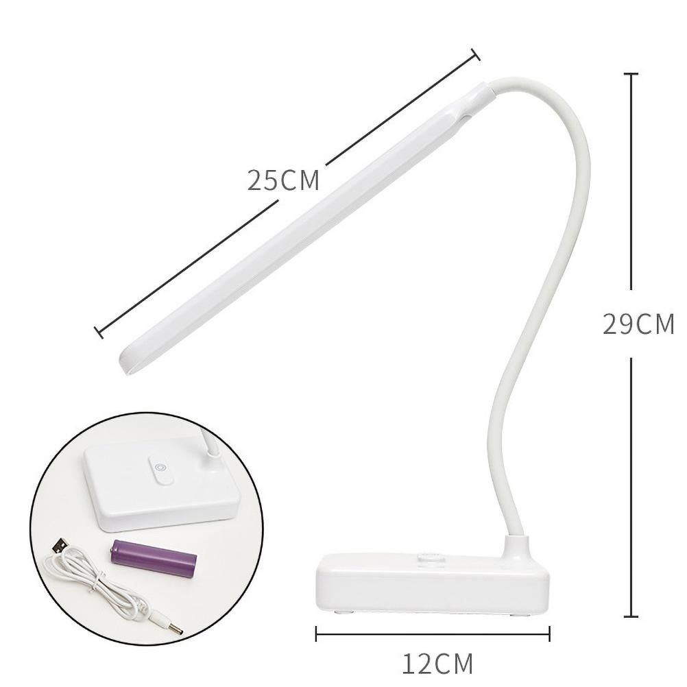 Eye Protection LED Desk Lamp USB Charging Bedside Table Desk Lamp with Mobile — image 1