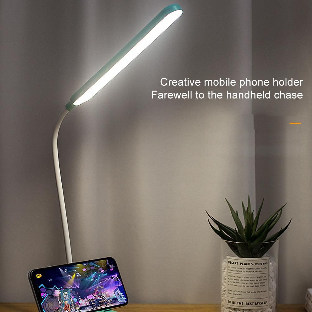 Eye Protection LED Desk Lamp USB Charging Bedside Table Desk Lamp with Mobile view 11