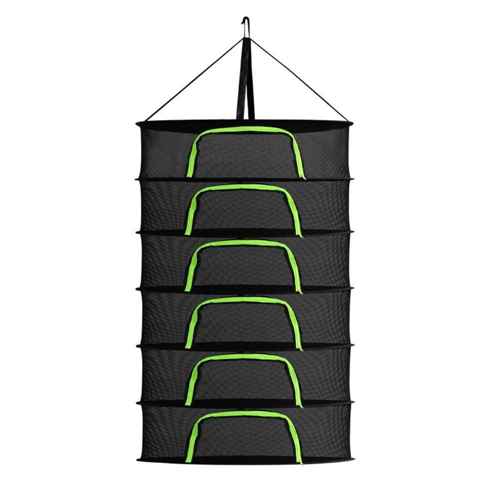Drying Net for Herbs 2/4/6/8 Layer Herb Drying Rack Hanging Foldable Mesh view 2