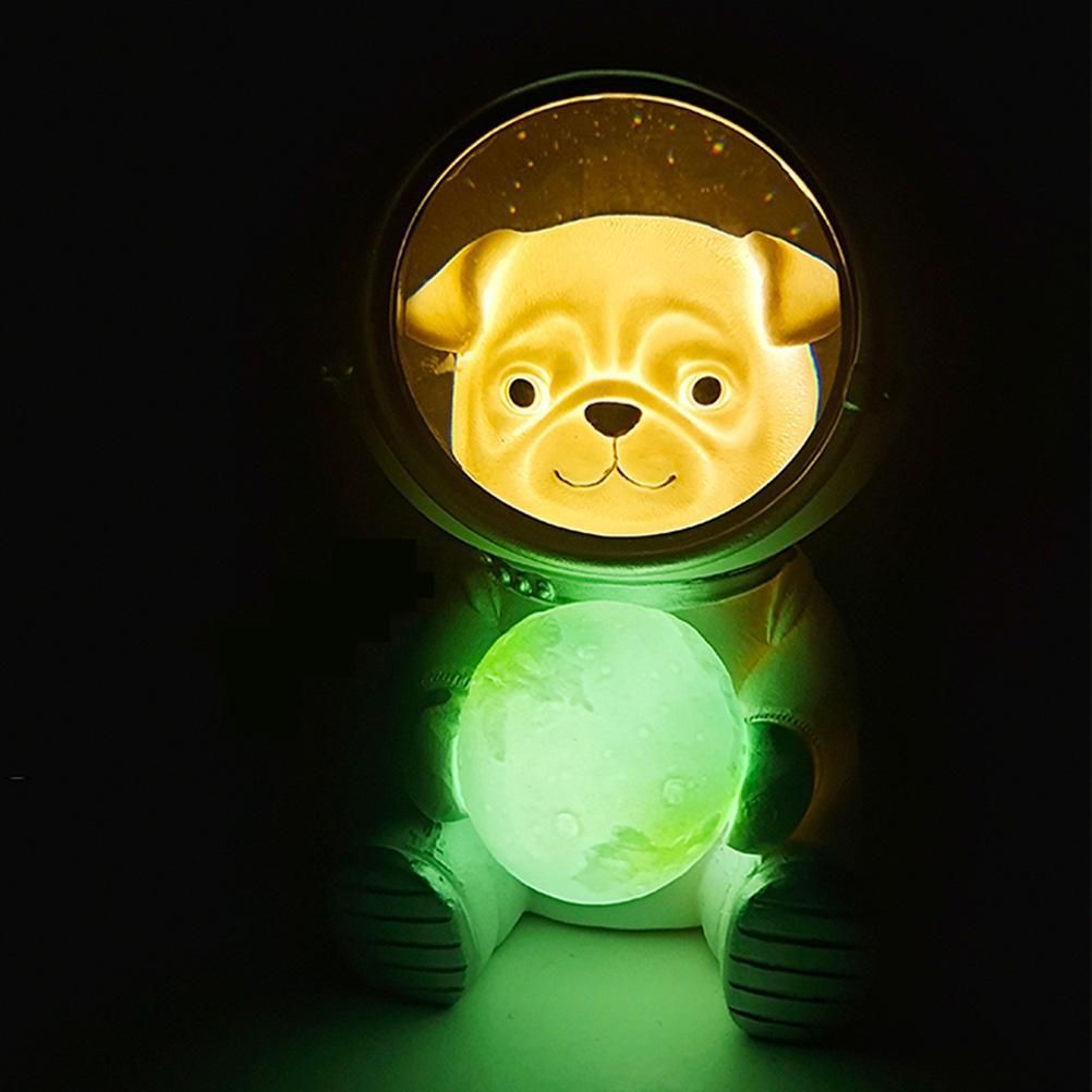 Cute Pet Spaceman Night Light Home Decoration Kids Gift Bedroom Ornaments view 4