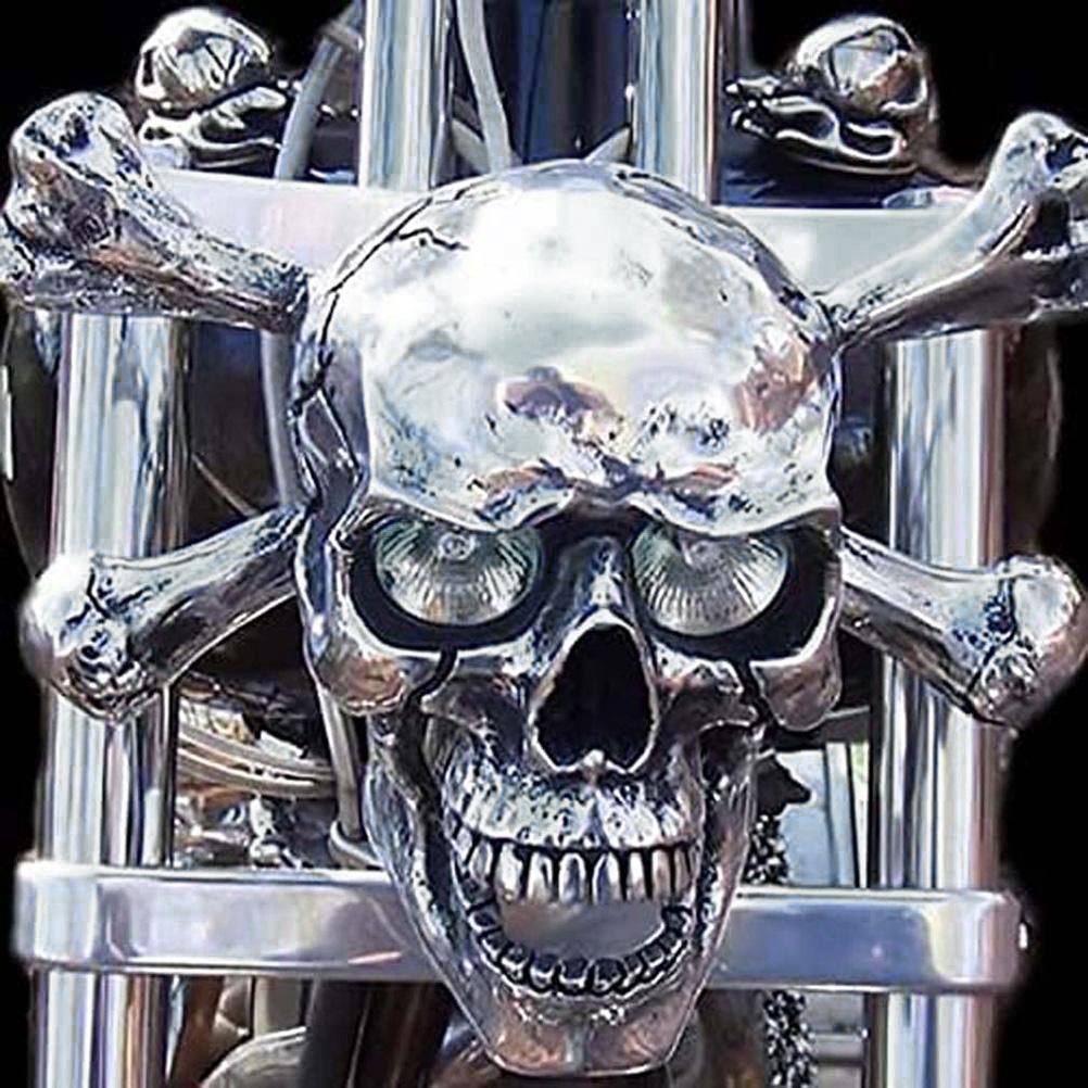 Motorcycle Motorcycle Skull Pendant Skull Head Lamp Skull Decoration Jewelry view 3