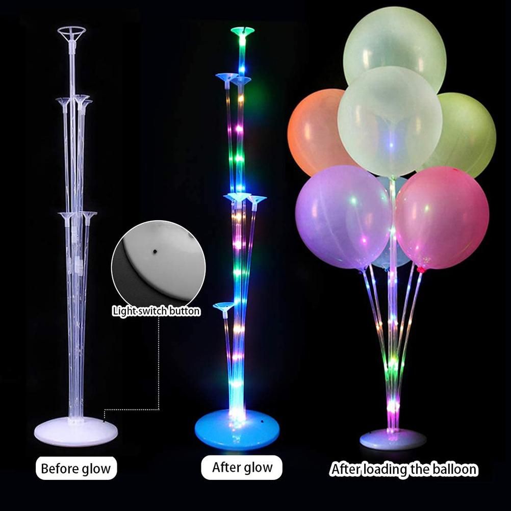 Balloon Holder Kit Color LED Luminous Plastic Balloon Holder Bracket Balloon view 3