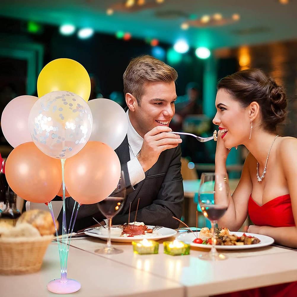 Balloon Holder Kit Color LED Luminous Plastic Balloon Holder Bracket Balloon view 5