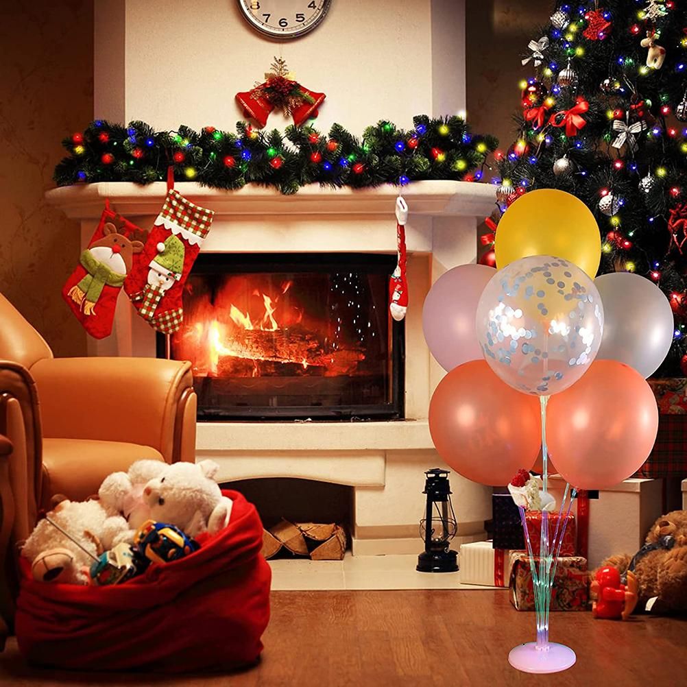 Balloon Holder Kit Color LED Luminous Plastic Balloon Holder Bracket Balloon view 6