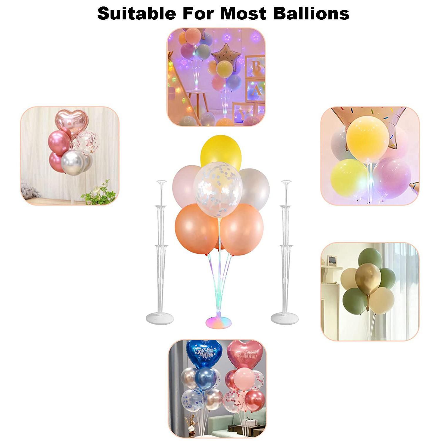 Balloon Holder Kit Color LED Luminous Plastic Balloon Holder Bracket Balloon view 9
