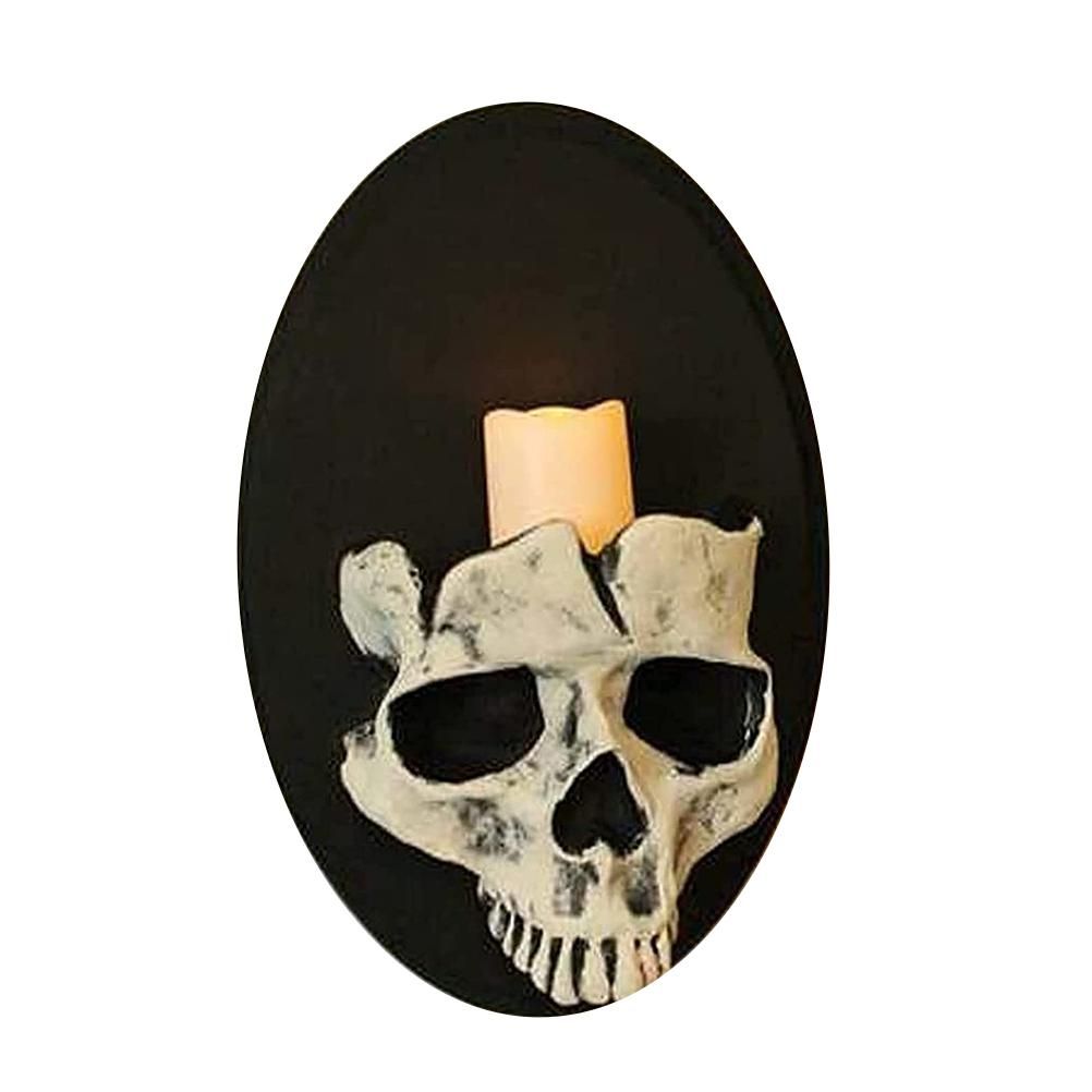 Wall Candle Holder Horror Skeleton Candle Holder for Halloween Party Decoration view 9