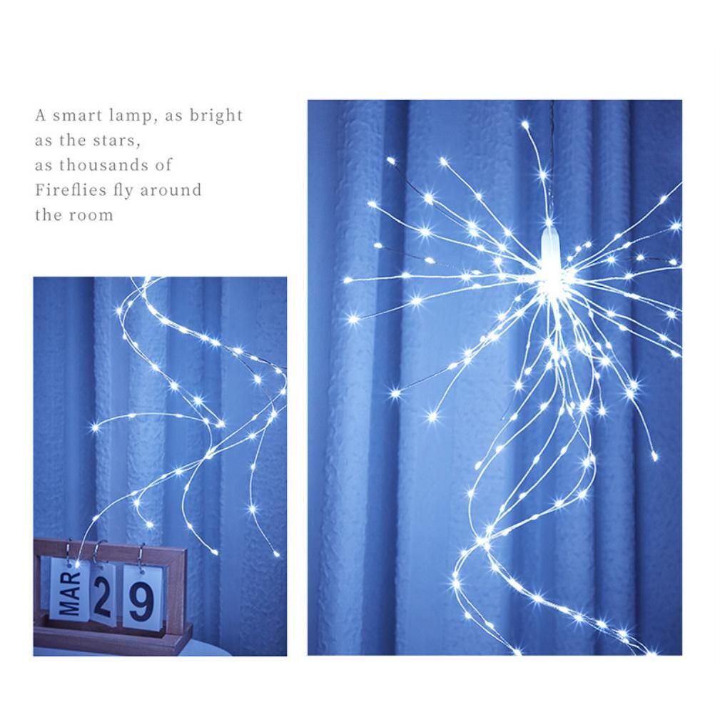 LED Copper Wire Light Waterproof Fireworks Fairy Lights with Remote Control view 3